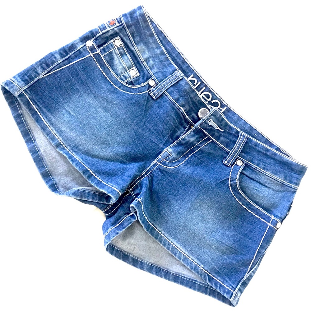 Adorable Embellished Denim Shorts